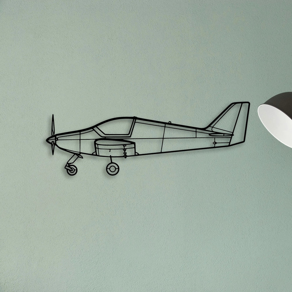 03 Loiret Classic Aircraft Silhouette Metal Wall Art - Tinvibe