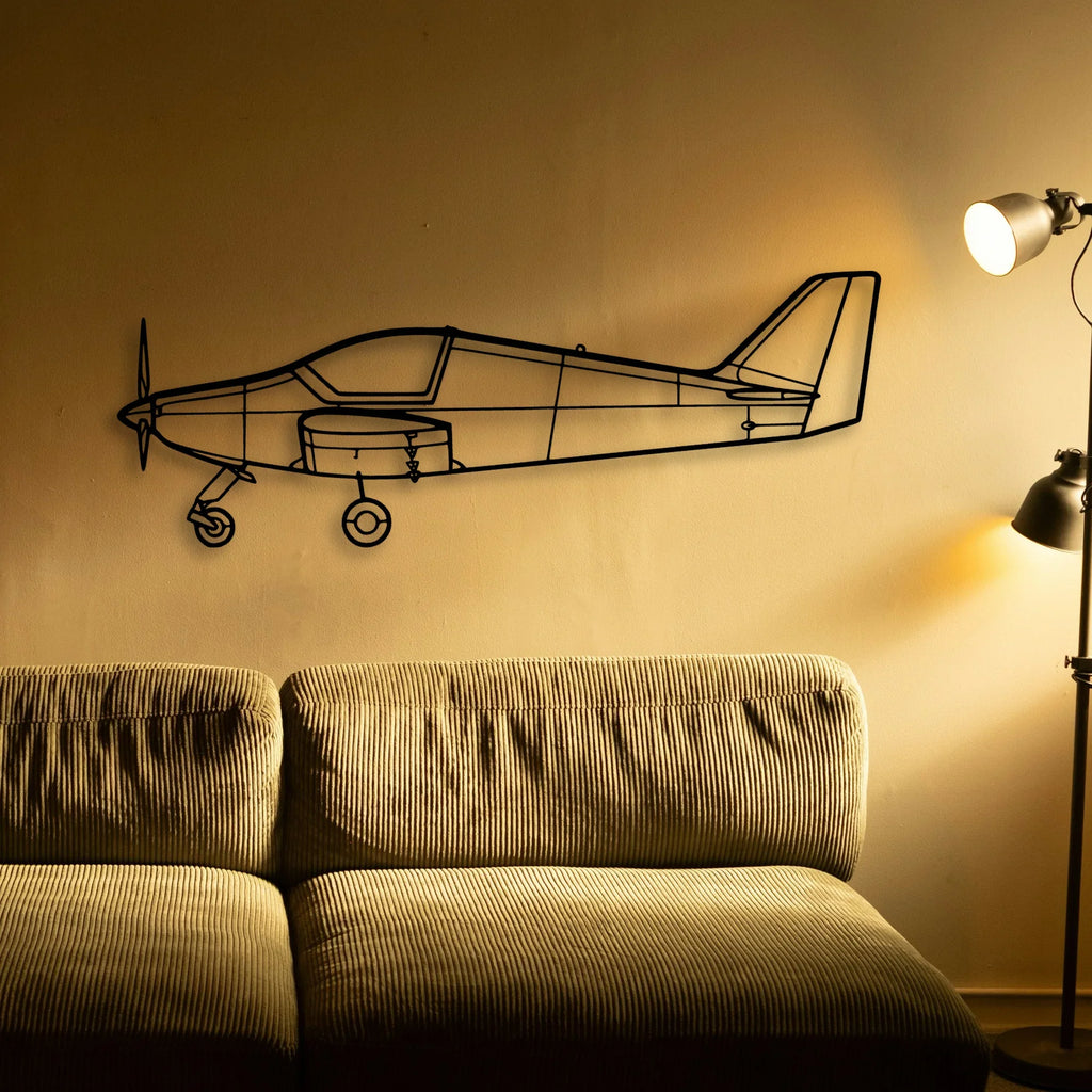 03 Loiret Classic Aircraft Silhouette Metal Wall Art - Tinvibe