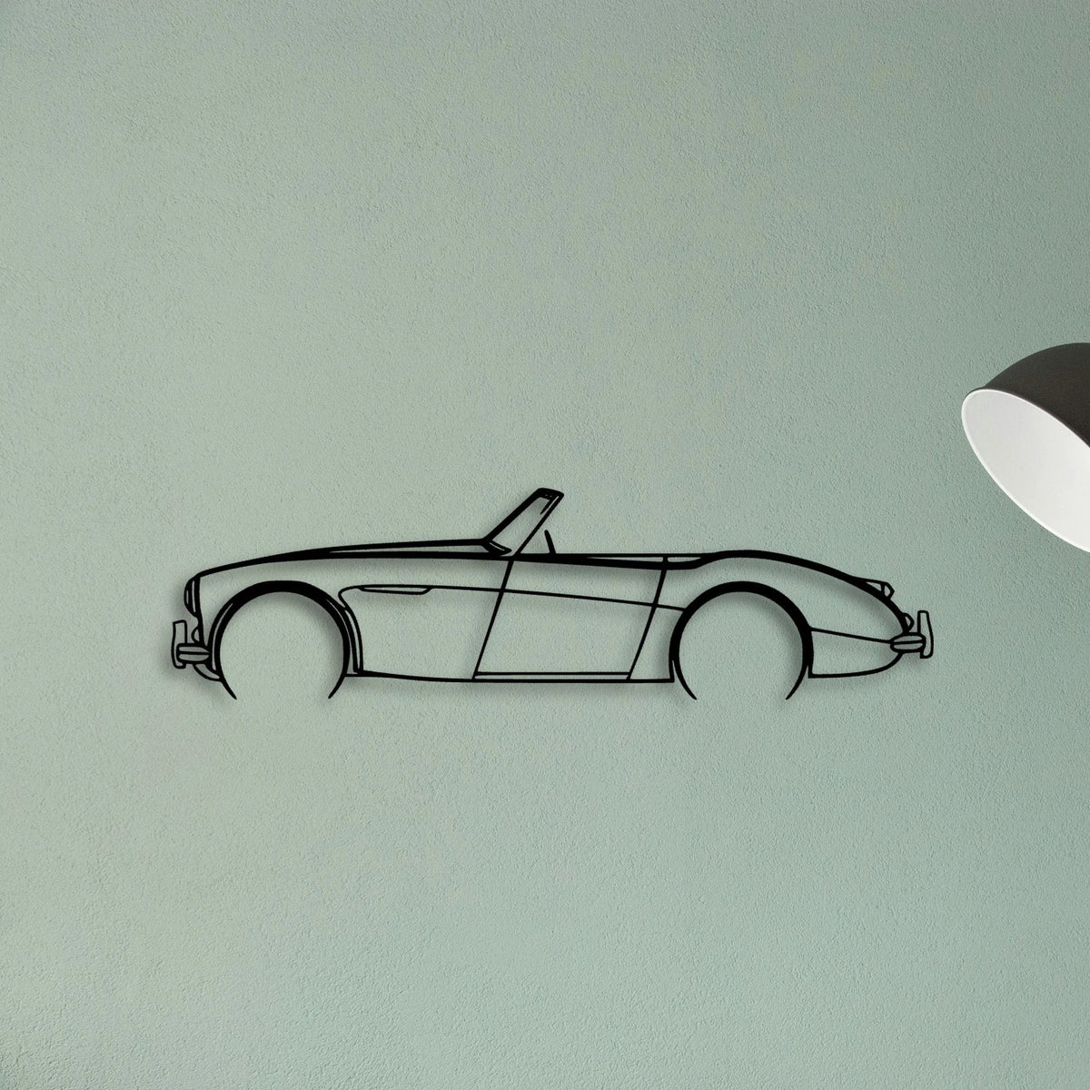 106 1957 Classic Silhouette Metal Wall Art - Tinvibe