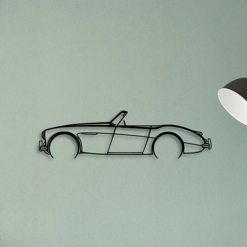 106 1957 Classic Silhouette Metal Wall Art - Tinvibe