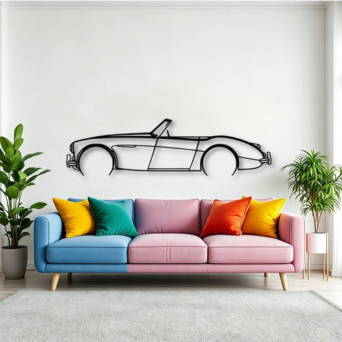 106 1957 Classic Silhouette Metal Wall Art - Tinvibe