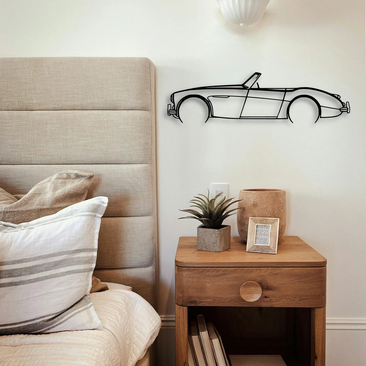 106 1957 Classic Silhouette Metal Wall Art - Tinvibe