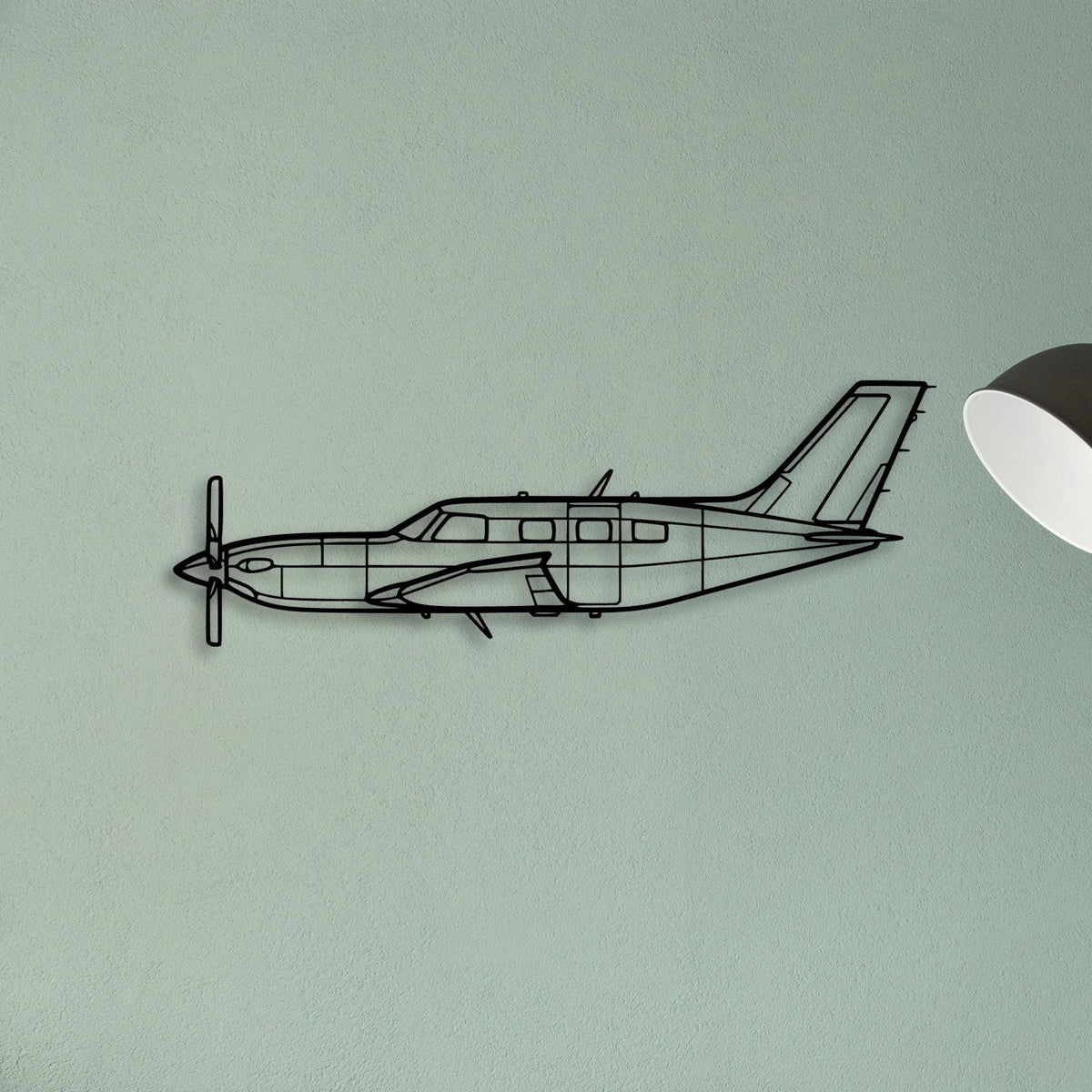 108 2 2 Classic Aircraft Silhouette Metal Wall Art - Tinvibe