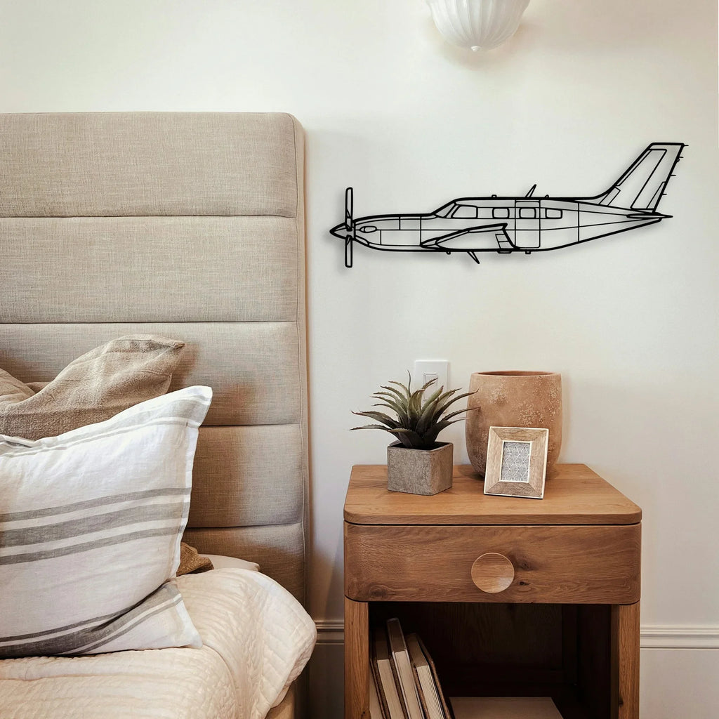 108 2 2 Classic Aircraft Silhouette Metal Wall Art - Tinvibe