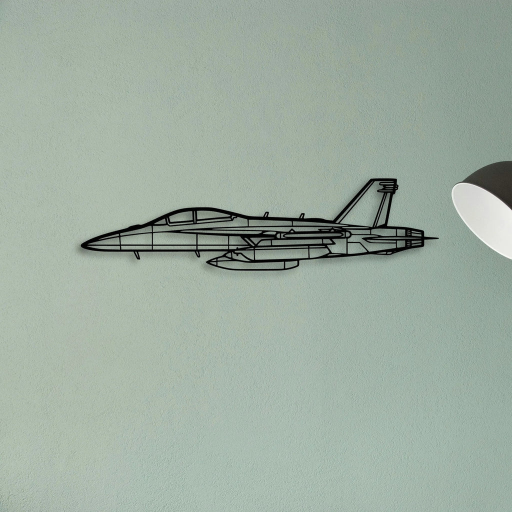108 2 5 Classic Aircraft Silhouette Metal Wall Art - Tinvibe