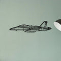 108 2 5 Classic Aircraft Silhouette Metal Wall Art - Tinvibe