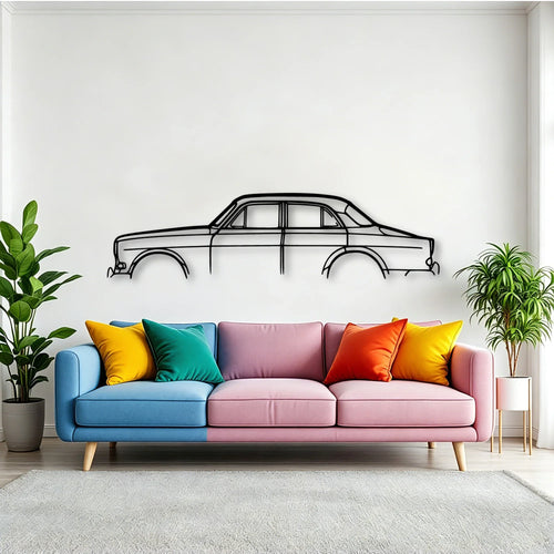 121 Classic Silhouette Metal Wall Art - Tinvibe
