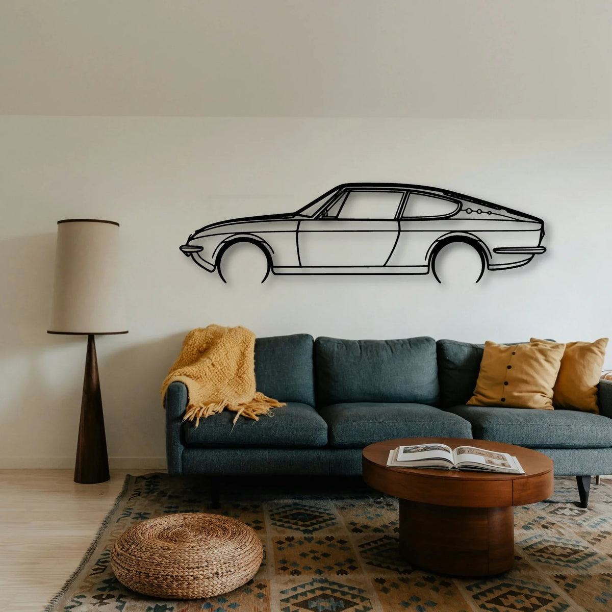 125S 1969 Classic Silhouette Metal Wall Art - Tinvibe