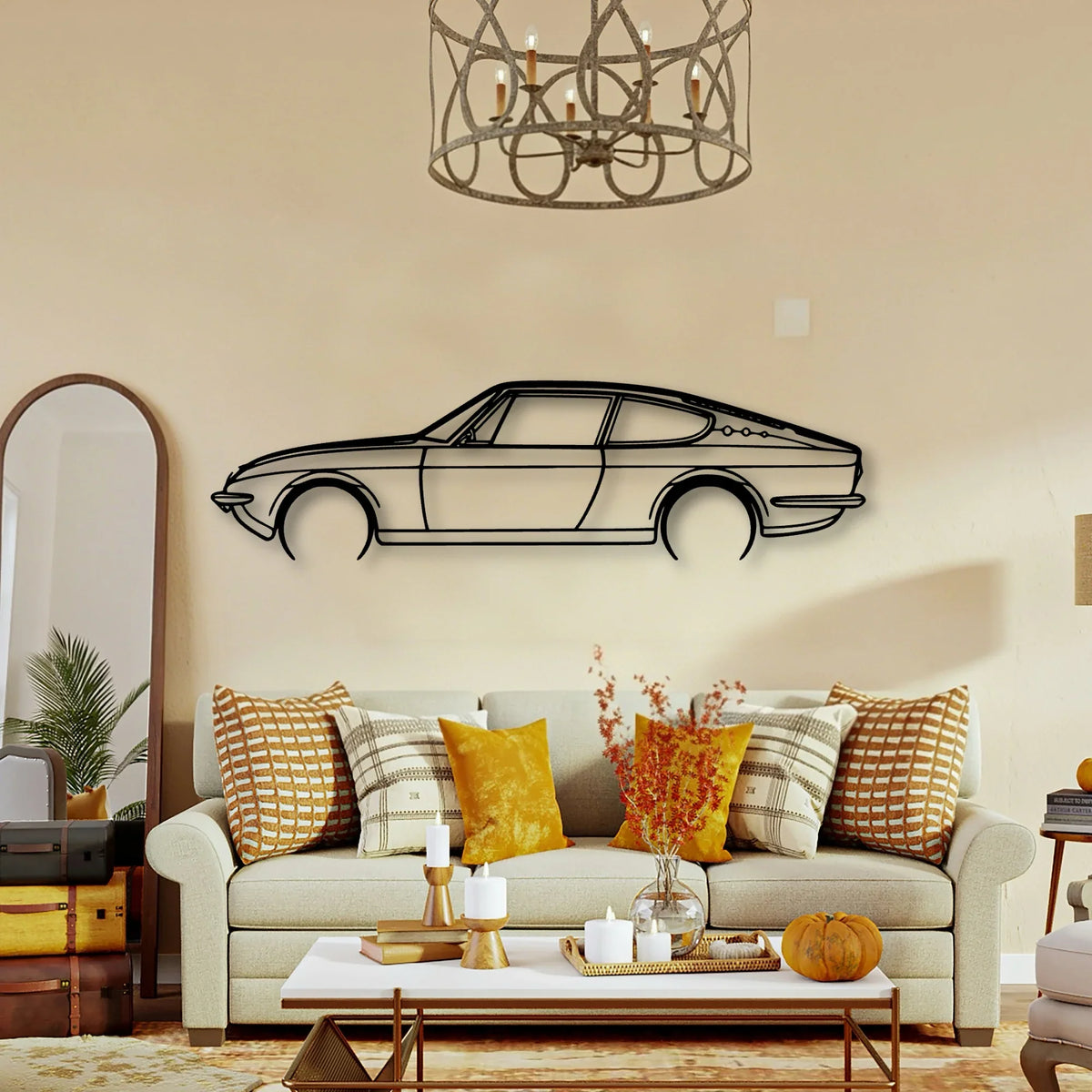 125S 1969 Classic Silhouette Metal Wall Art - Tinvibe