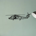 150 3 Classic Aircraft Silhouette Metal Wall Art - Tinvibe