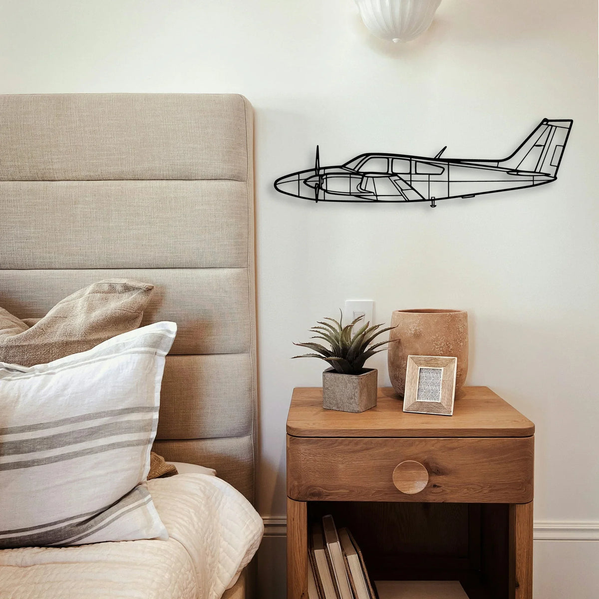 150 Classic Aircraft Silhouette Metal Wall Art - Tinvibe