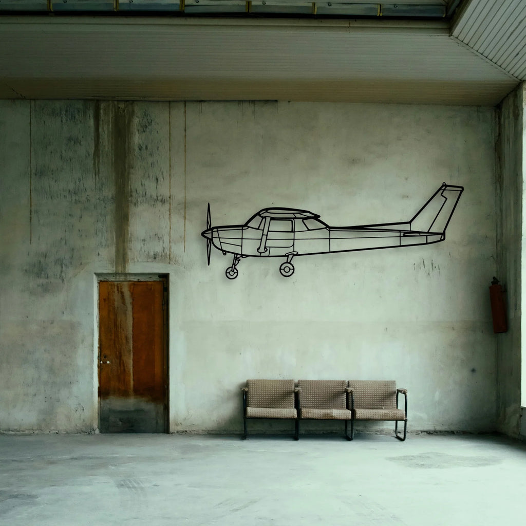 152 Classic Aircraft Silhouette Metal Wall Art - Tinvibe