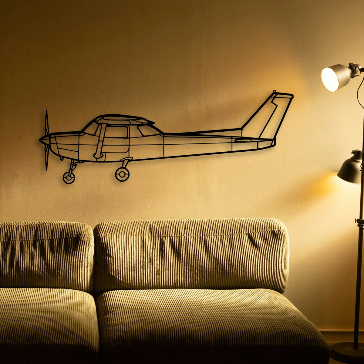 152 Classic Aircraft Silhouette Metal Wall Art - Tinvibe