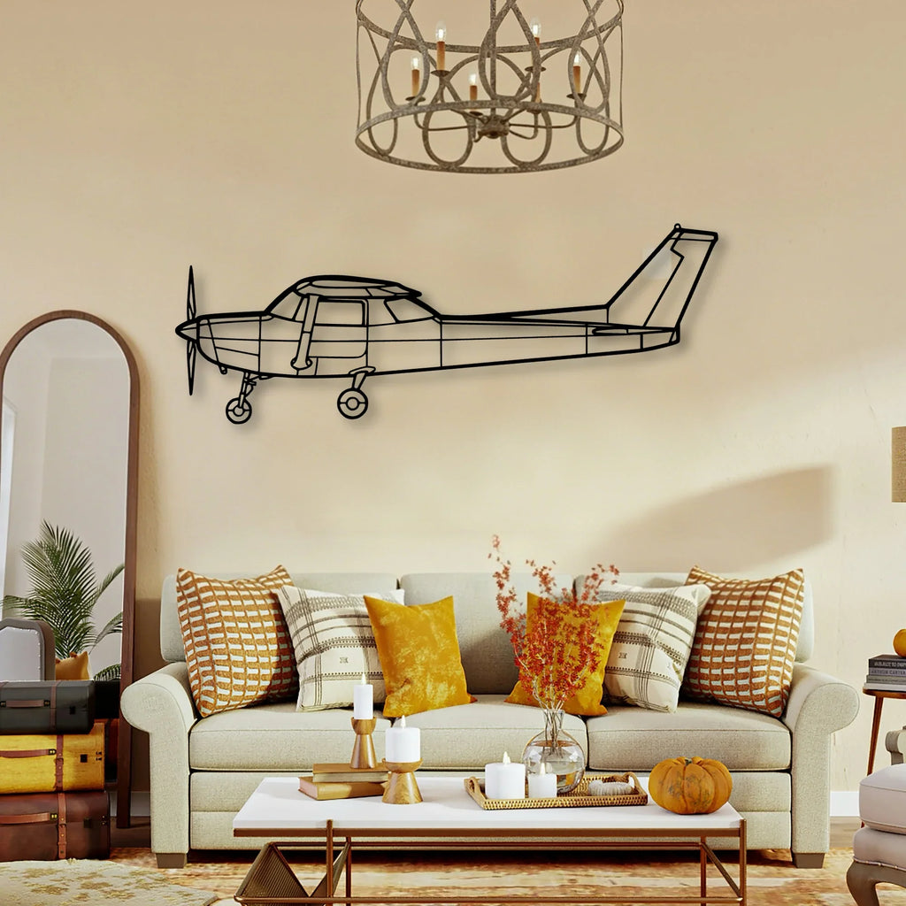 152 Classic Aircraft Silhouette Metal Wall Art - Tinvibe