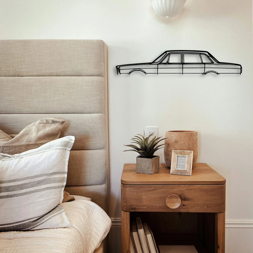 164 1968 Classic Silhouette Metal Wall Art - Tinvibe