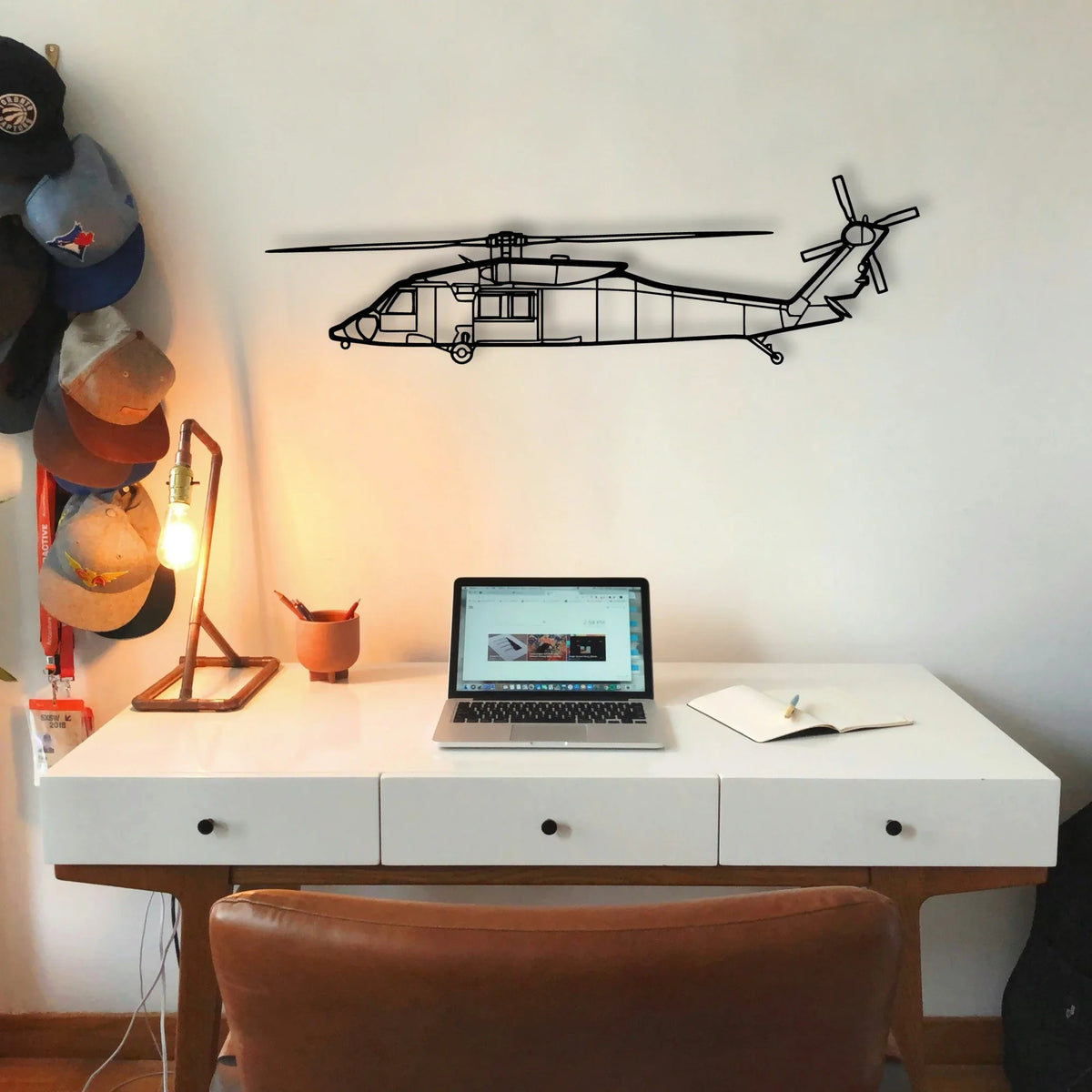 170B 2 Classic Aircraft Silhouette Metal Wall Art - Tinvibe
