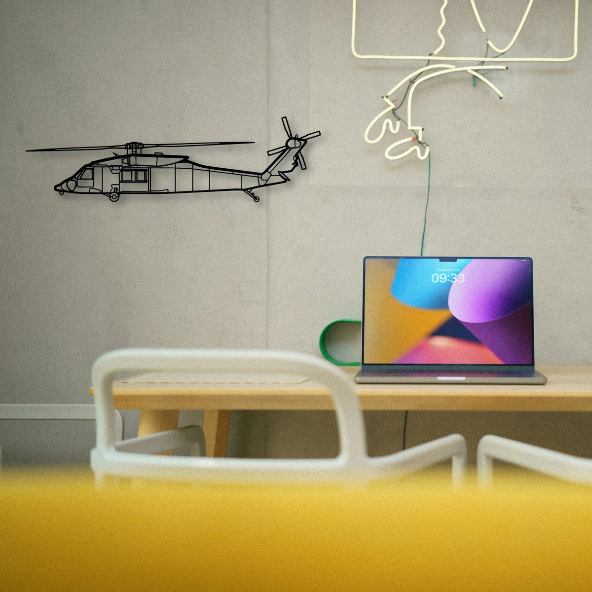 170B 2 Classic Aircraft Silhouette Metal Wall Art - Tinvibe