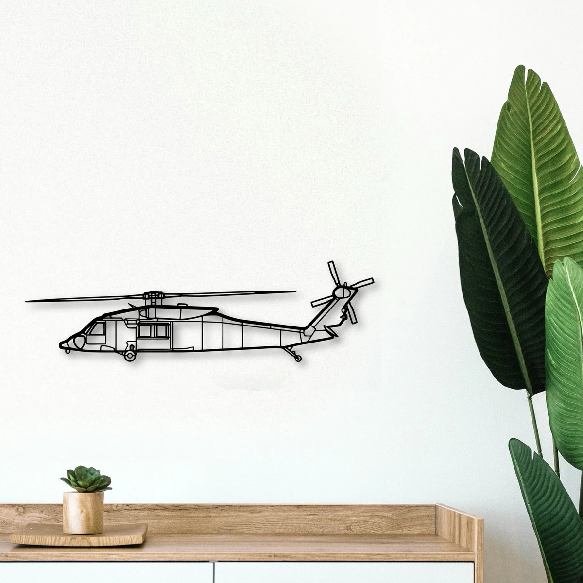170B 2 Classic Aircraft Silhouette Metal Wall Art - Tinvibe