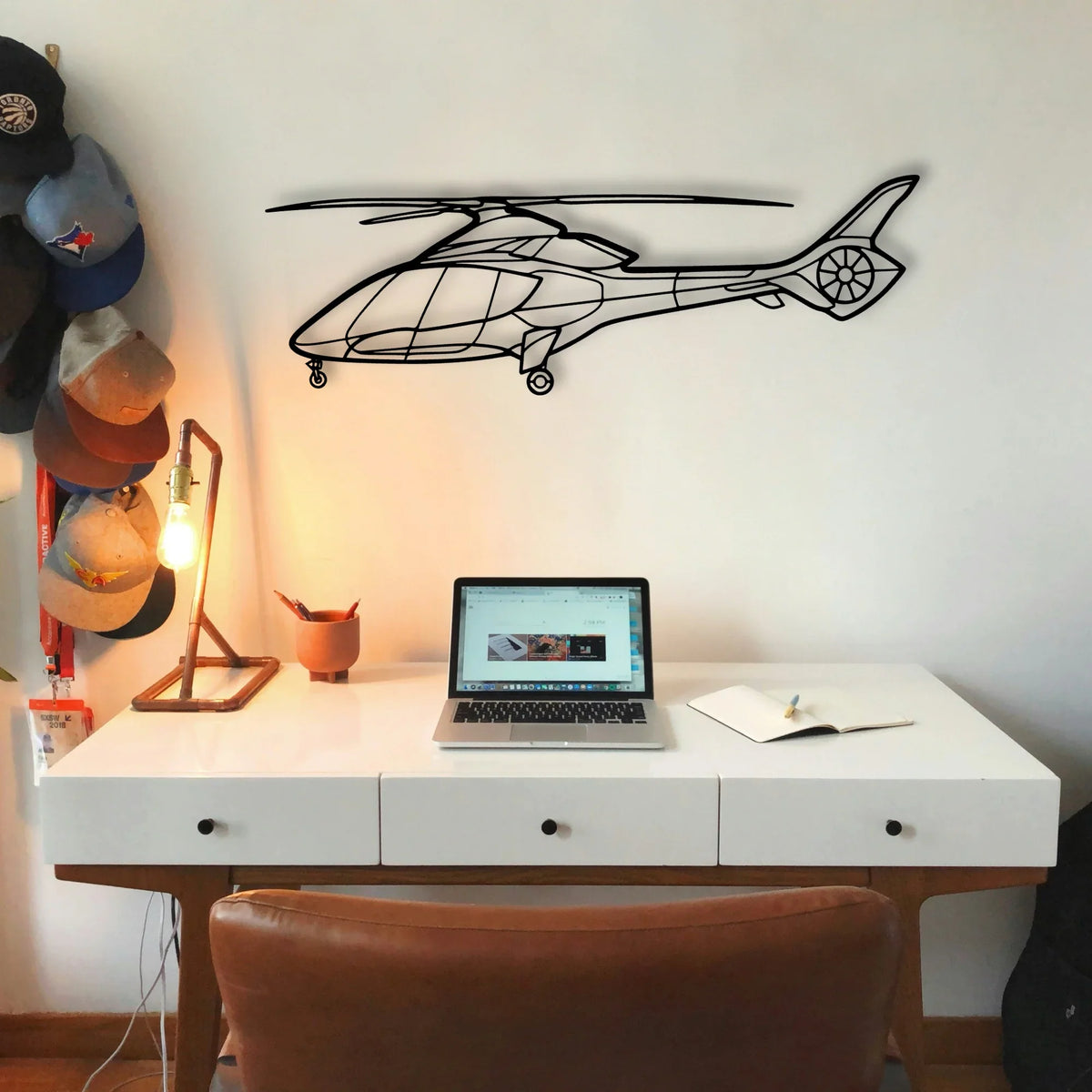 170B 4 Classic Aircraft Silhouette Metal Wall Art - Tinvibe