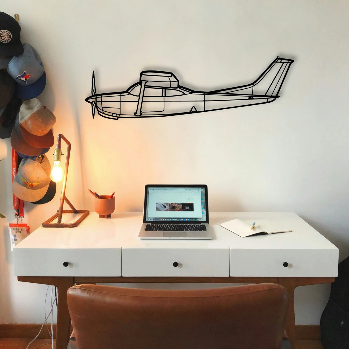 170B 5 Classic Aircraft Silhouette Metal Wall Art - Tinvibe