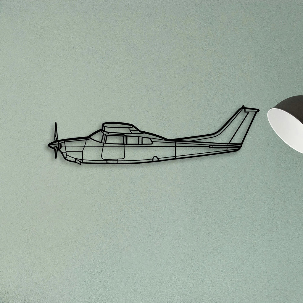 170B 9 Classic Aircraft Silhouette Metal Wall Art - Tinvibe