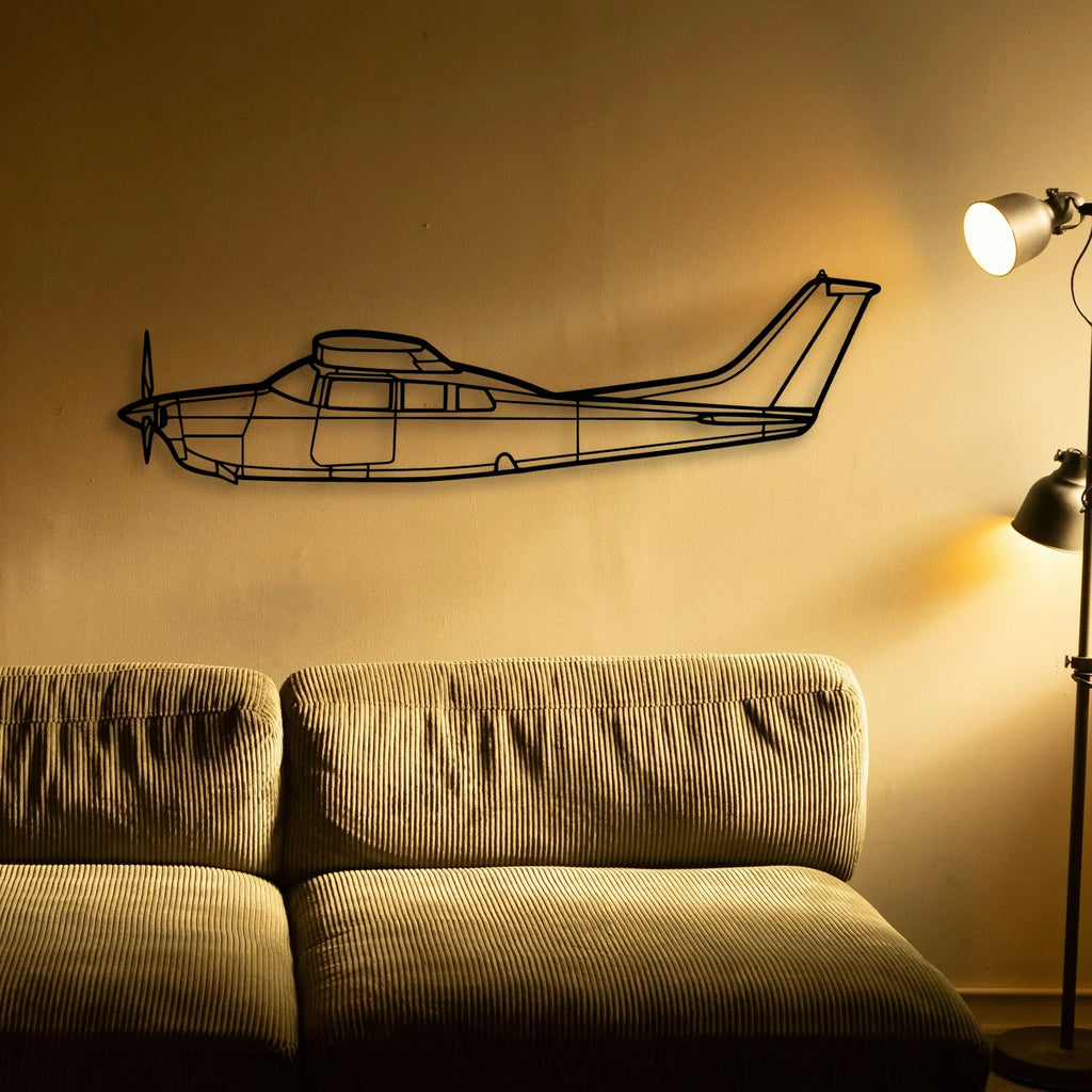 170B 9 Classic Aircraft Silhouette Metal Wall Art - Tinvibe