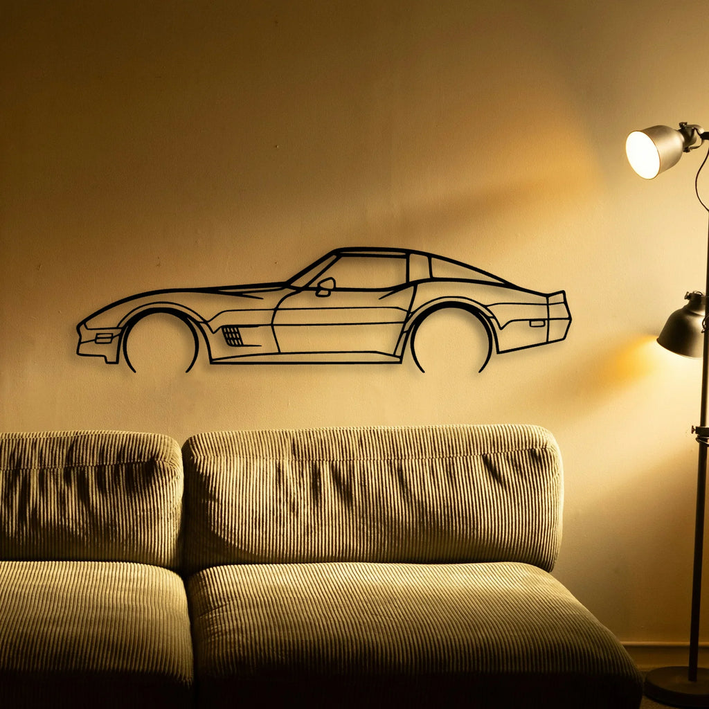 1982 Classic Silhouette Metal Wall Art - Tinvibe