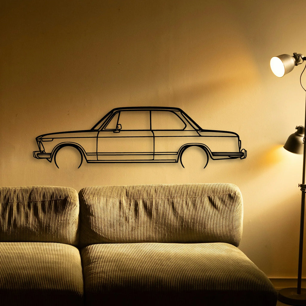 2002 TI 1974 2 Classic Silhouette Metal Wall Art - Tinvibe