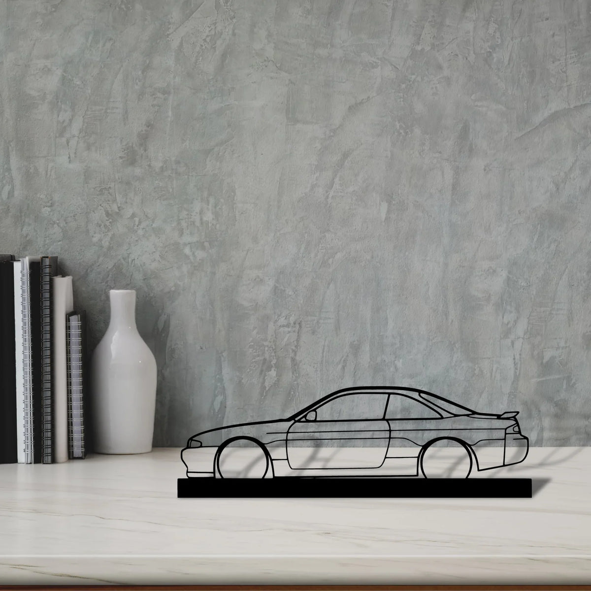 200sx-s14 Silhouette Metal Art Stand - Tinvibe