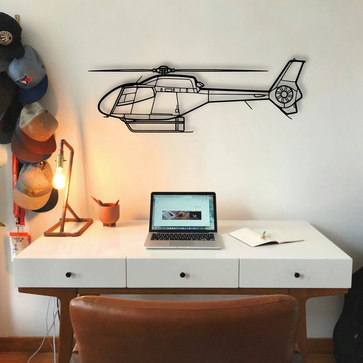 201 Standard Libelle 3 Classic Aircraft Silhouette Metal Wall Art - Tinvibe