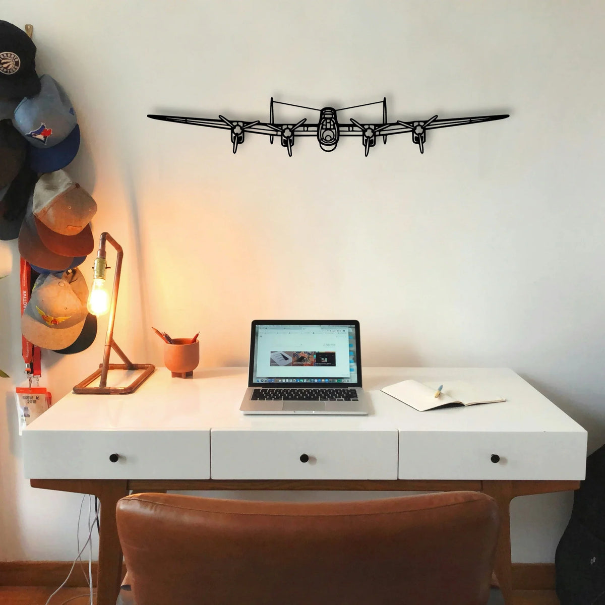 201 Standard Libelle 5 Classic Aircraft Silhouette Metal Wall Art - Tinvibe