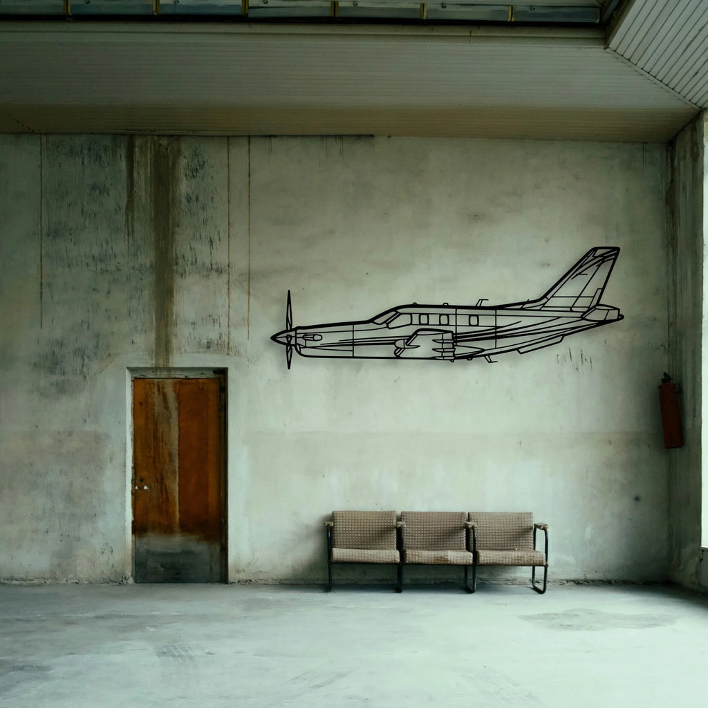 201 Standard Libelle Classic Aircraft Silhouette Metal Wall Art - Tinvibe