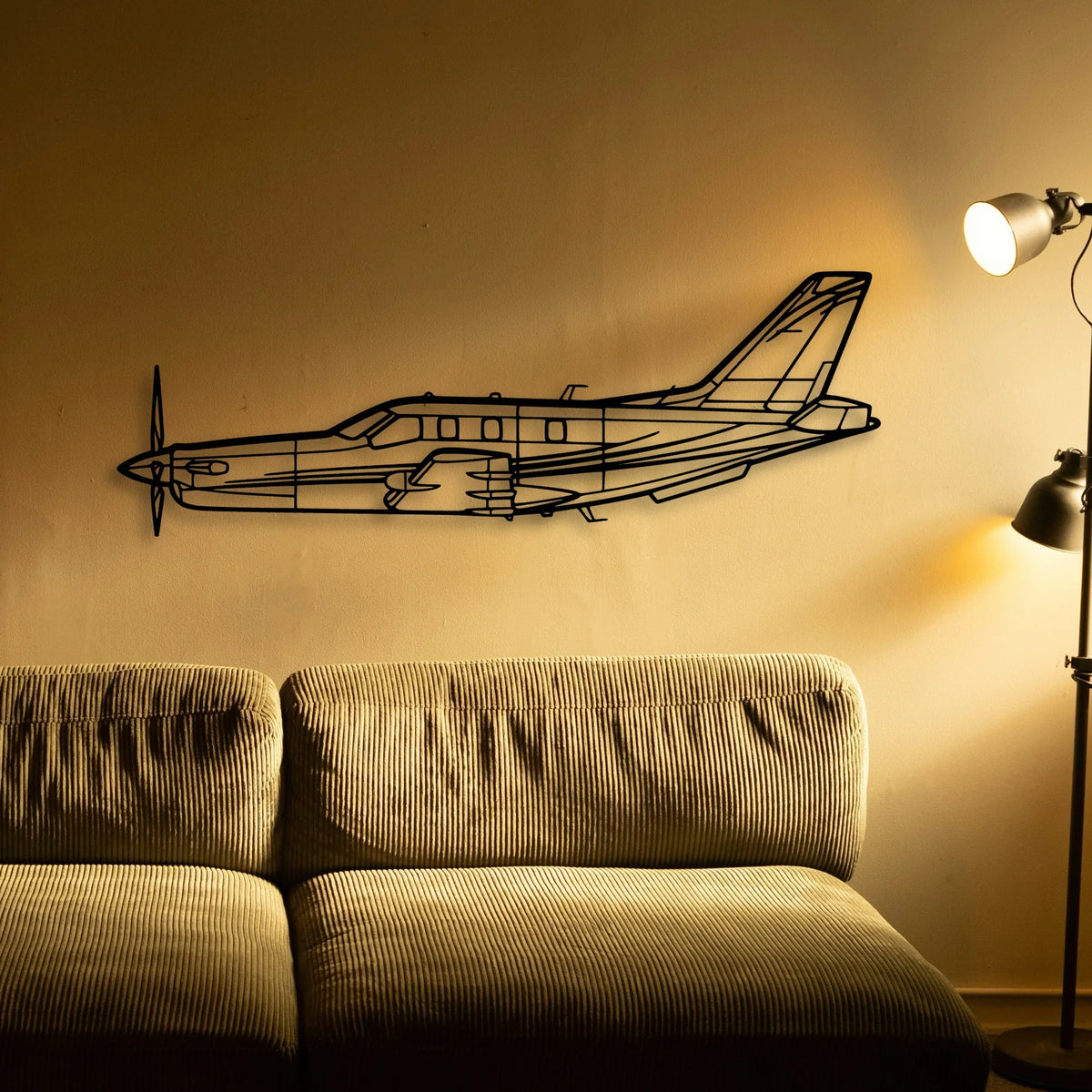 201 Standard Libelle Classic Aircraft Silhouette Metal Wall Art - Tinvibe