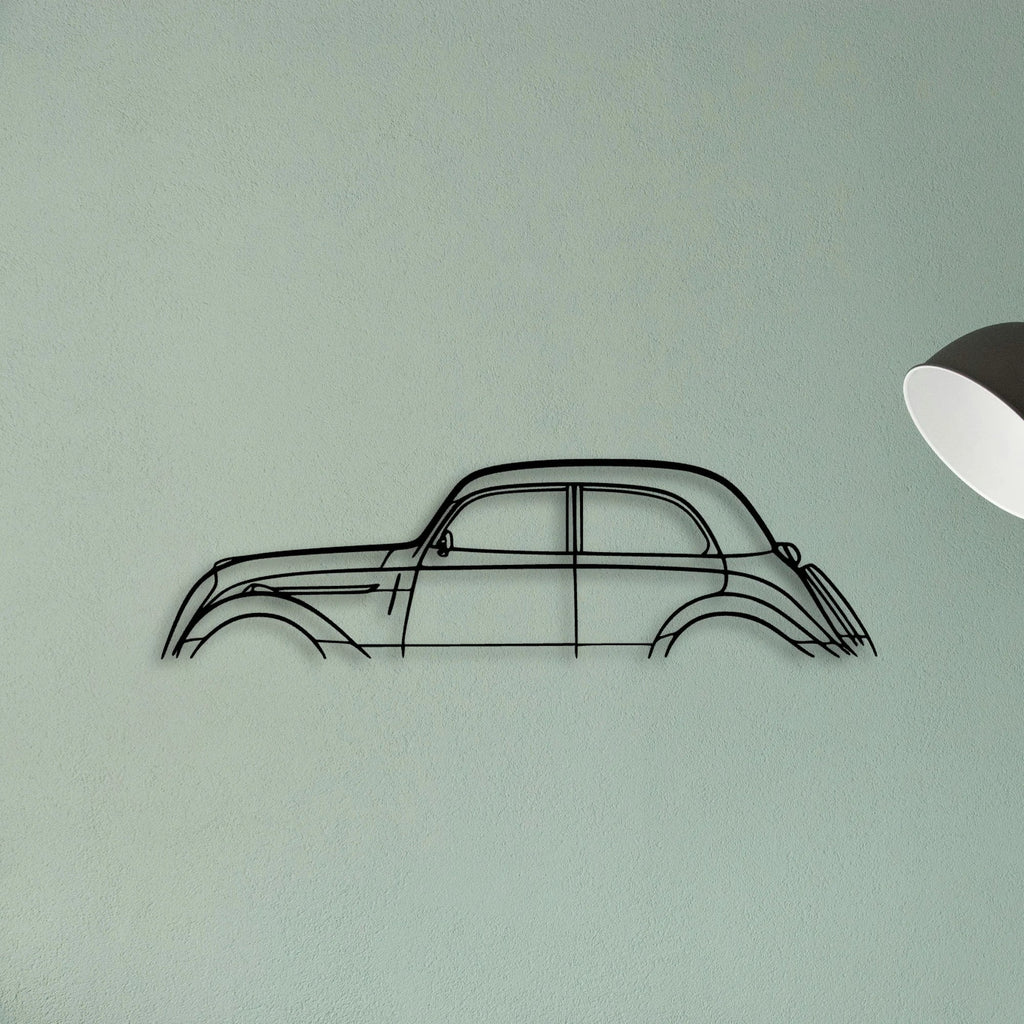 202 1949 Classic Silhouette Metal Wall Art - Tinvibe