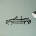 205 CTI 1988 Classic Silhouette Metal Wall Art - Tinvibe