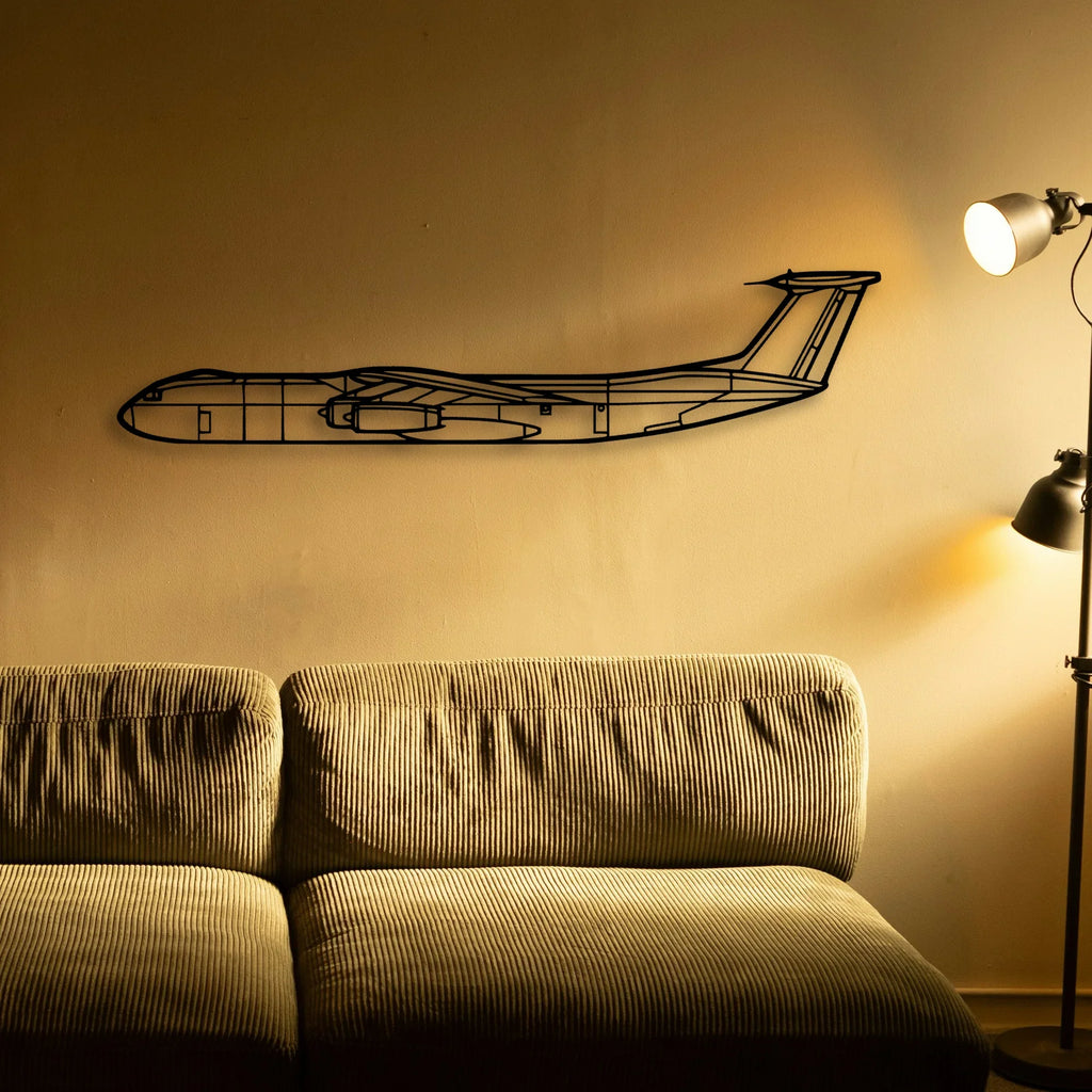 206 2 Classic Aircraft Silhouette Metal Wall Art - Tinvibe