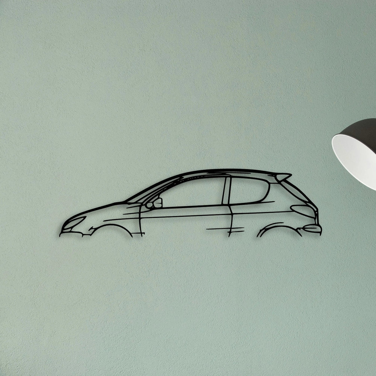 206 Classic Silhouette Metal Wall Art - Tinvibe