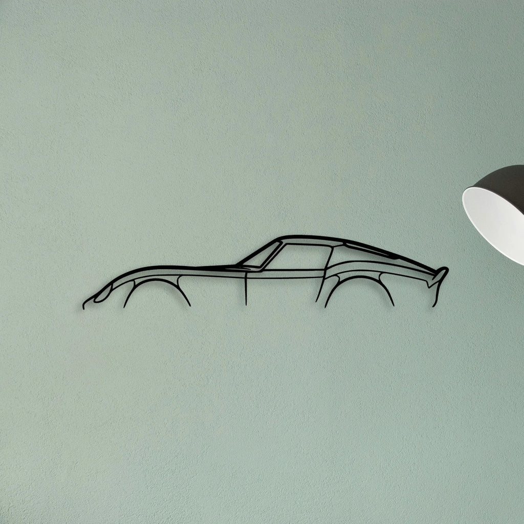 250 GTO Classic Silhouette Metal Wall Art - Tinvibe