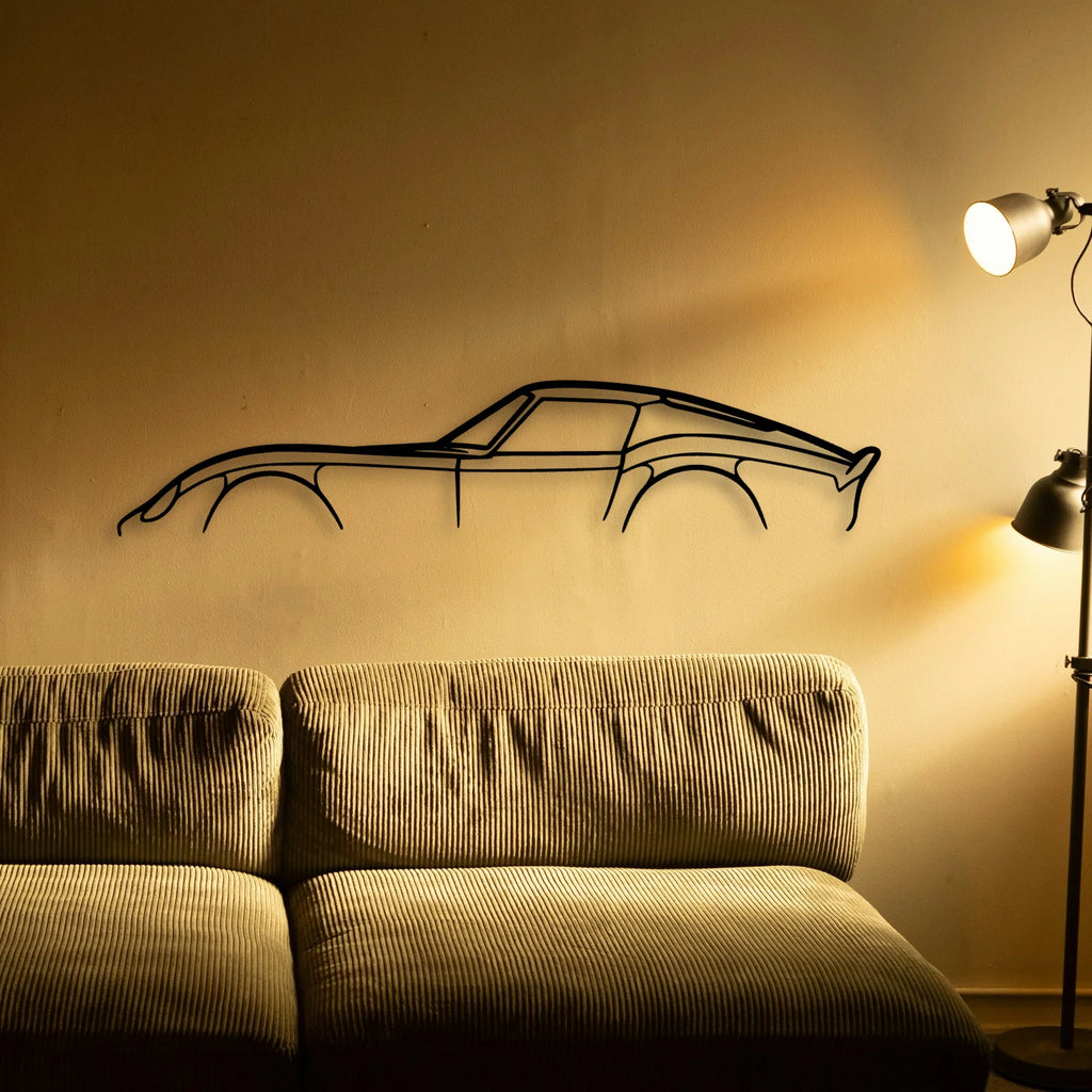 250 GTO Classic Silhouette Metal Wall Art - Tinvibe