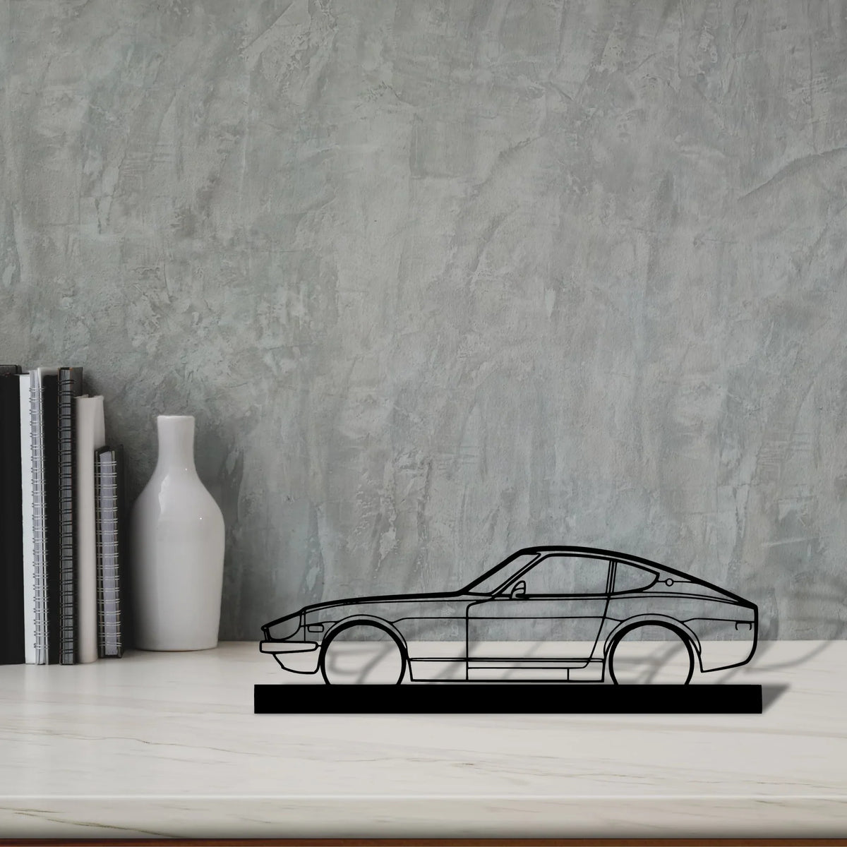 280z-coupe Silhouette Metal Art Stand - Tinvibe