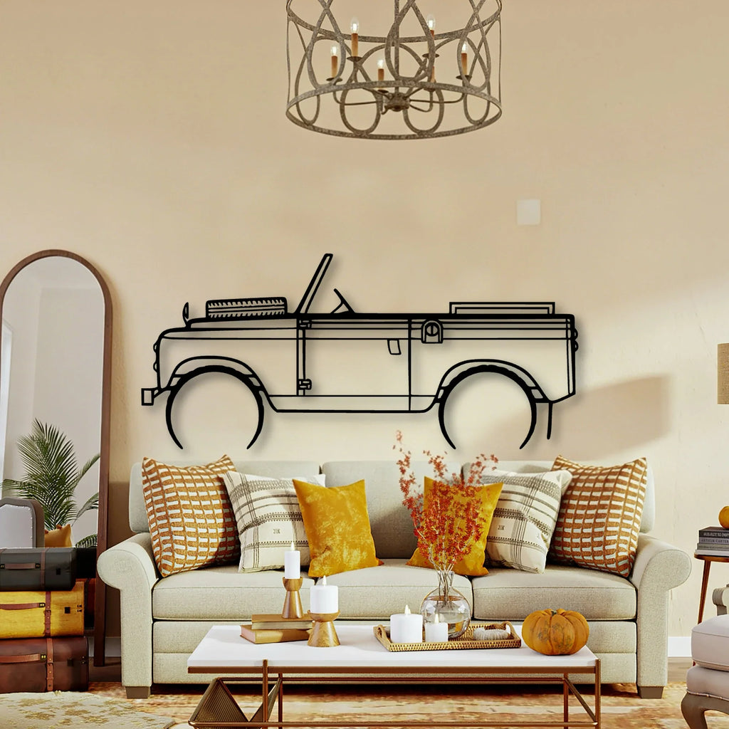 2A 1962 Classic Silhouette Metal Wall Art - Tinvibe