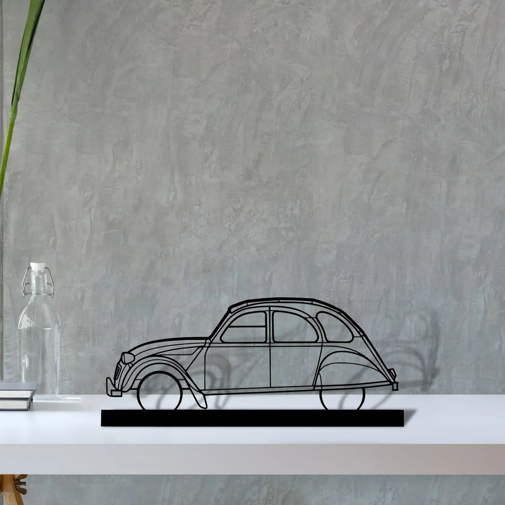 2cv Silhouette Metal Art Stand - Tinvibe