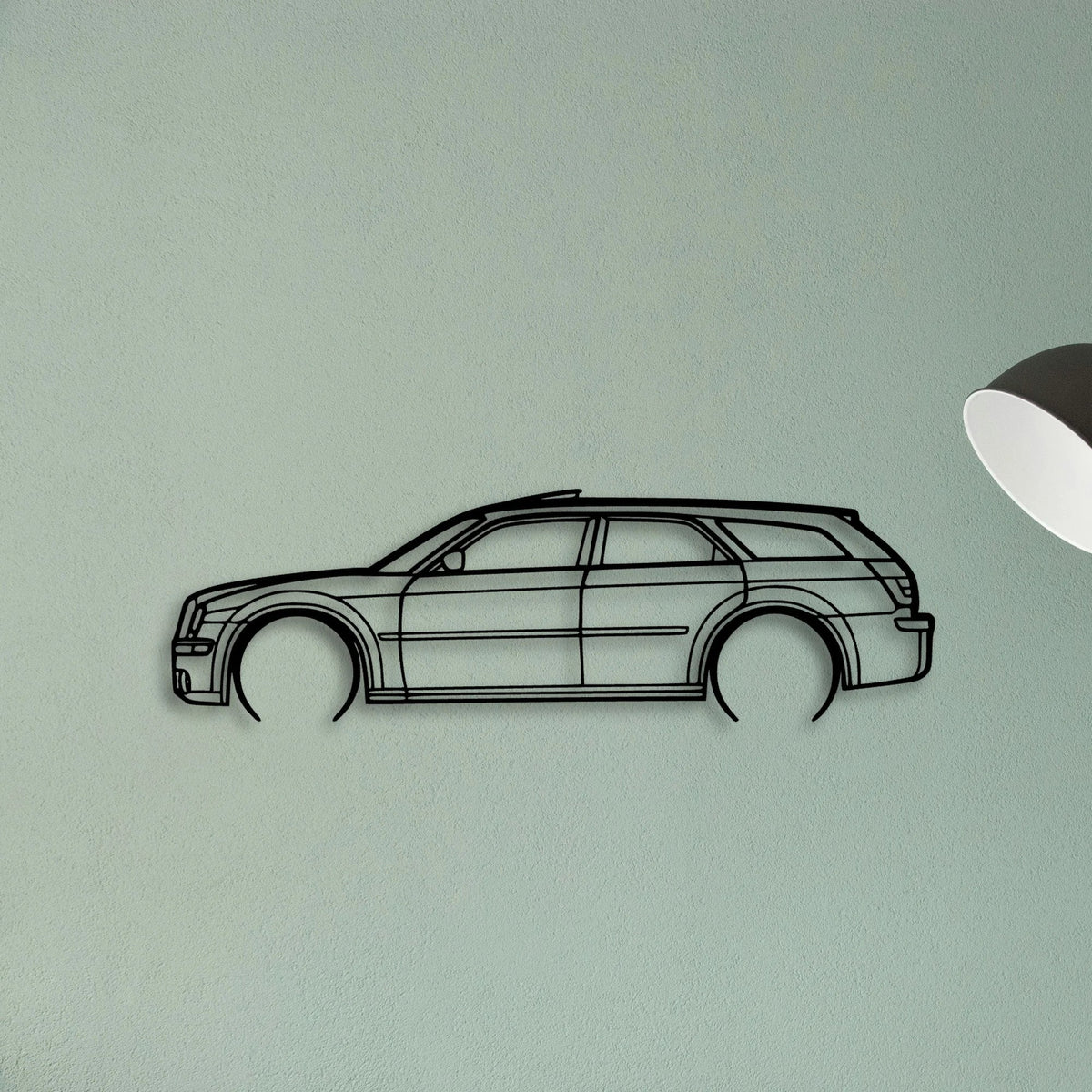 300C 2006 Touring Classic Silhouette Metal Wall Art - Tinvibe
