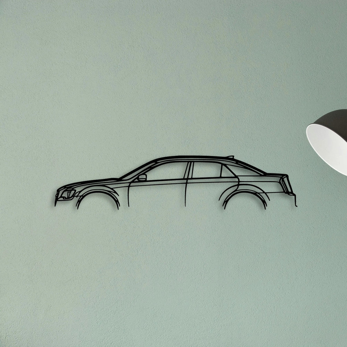 300 S 2016 Classic Silhouette Metal Wall Art - Tinvibe