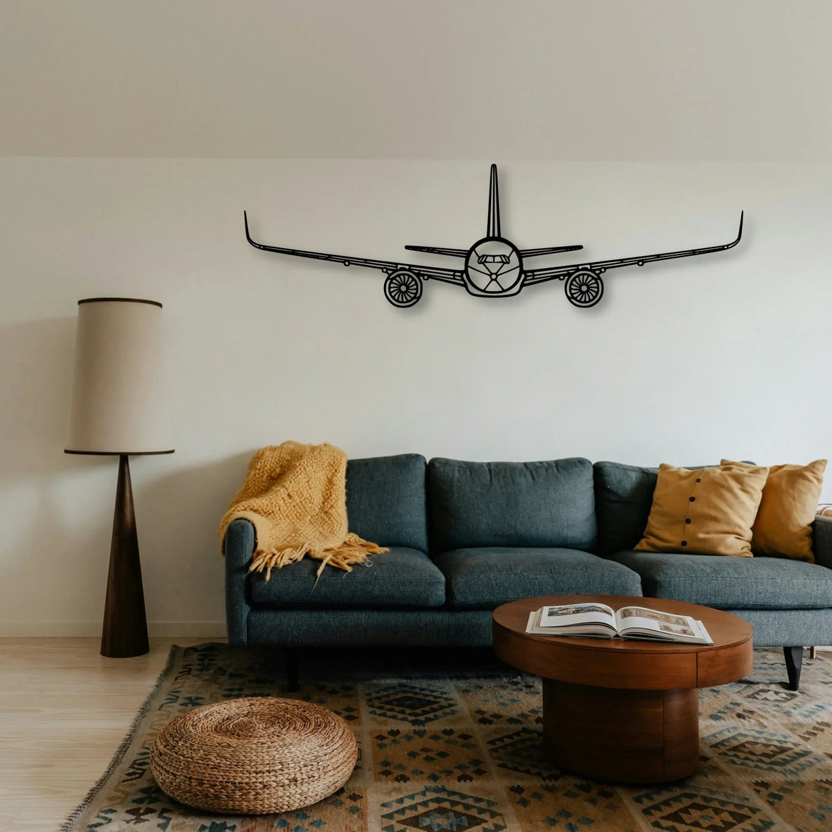 310R 3 Classic Aircraft Silhouette Metal Wall Art - Tinvibe