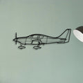 400 Classic Aircraft Silhouette Metal Wall Art - Tinvibe