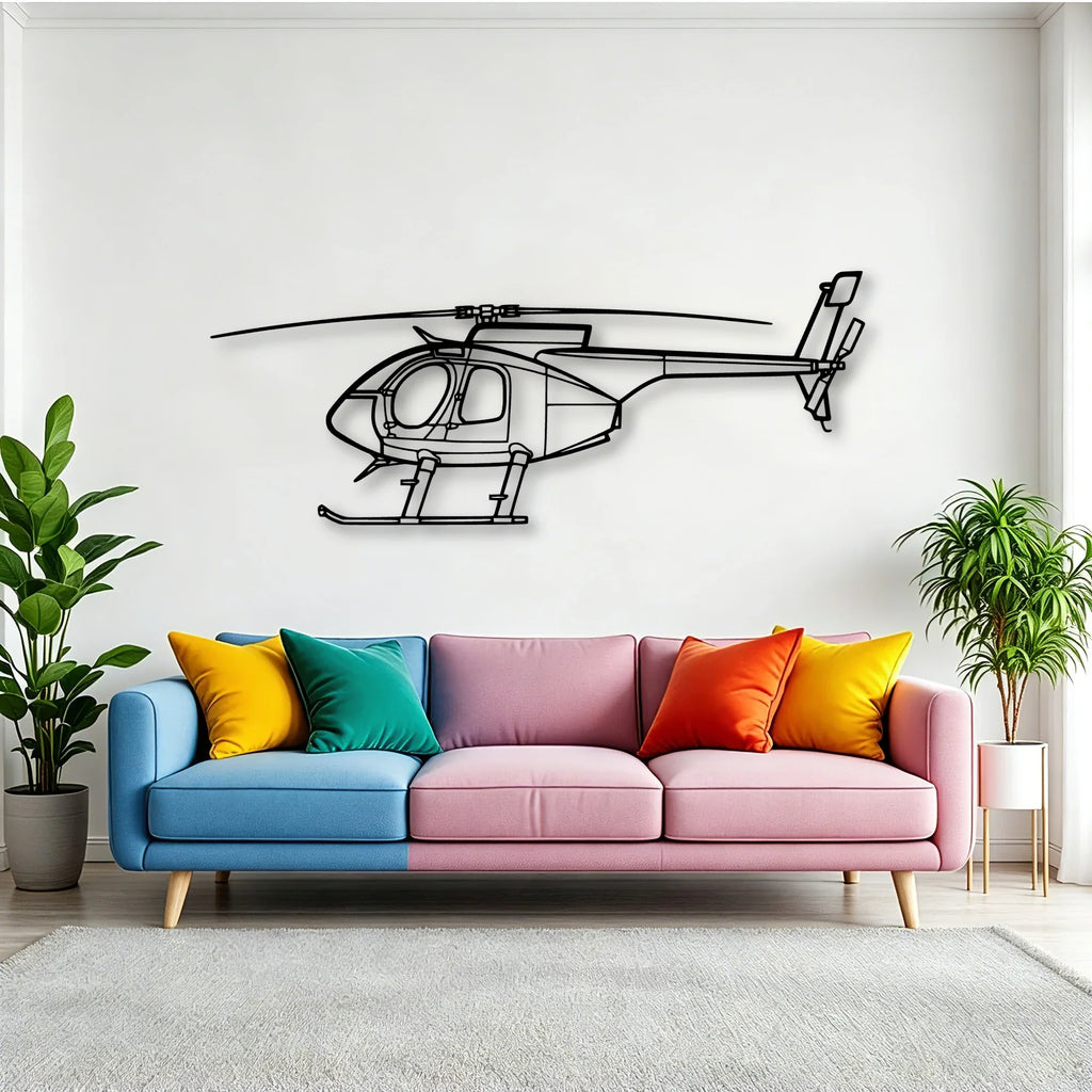 530F Classic Aircraft Silhouette Metal Wall Art - Tinvibe