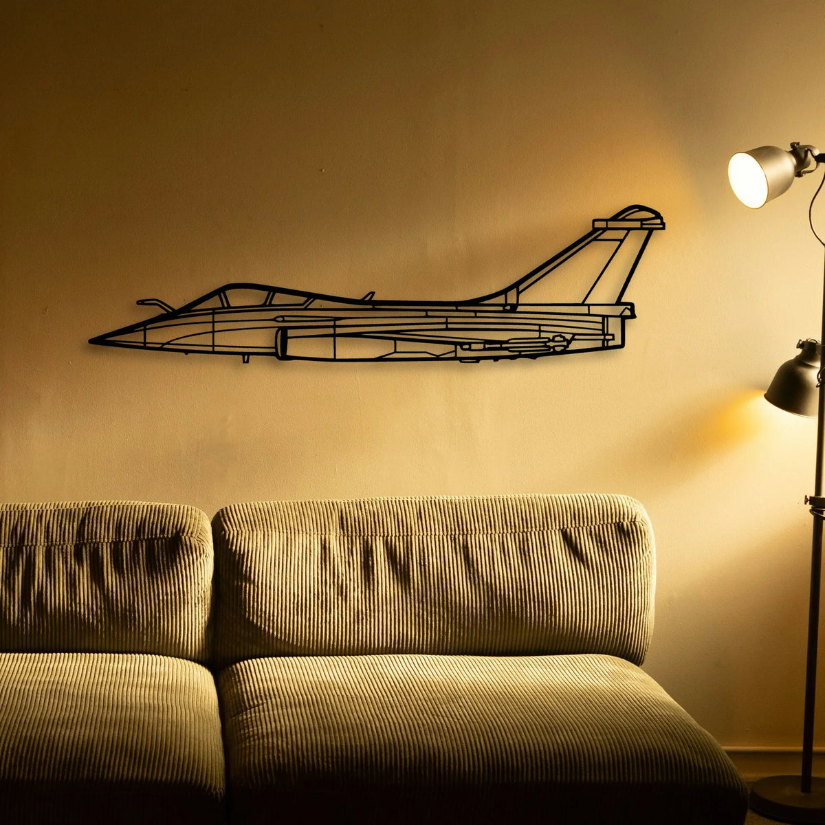 737 2 Classic Aircraft Silhouette Metal Wall Art - Tinvibe