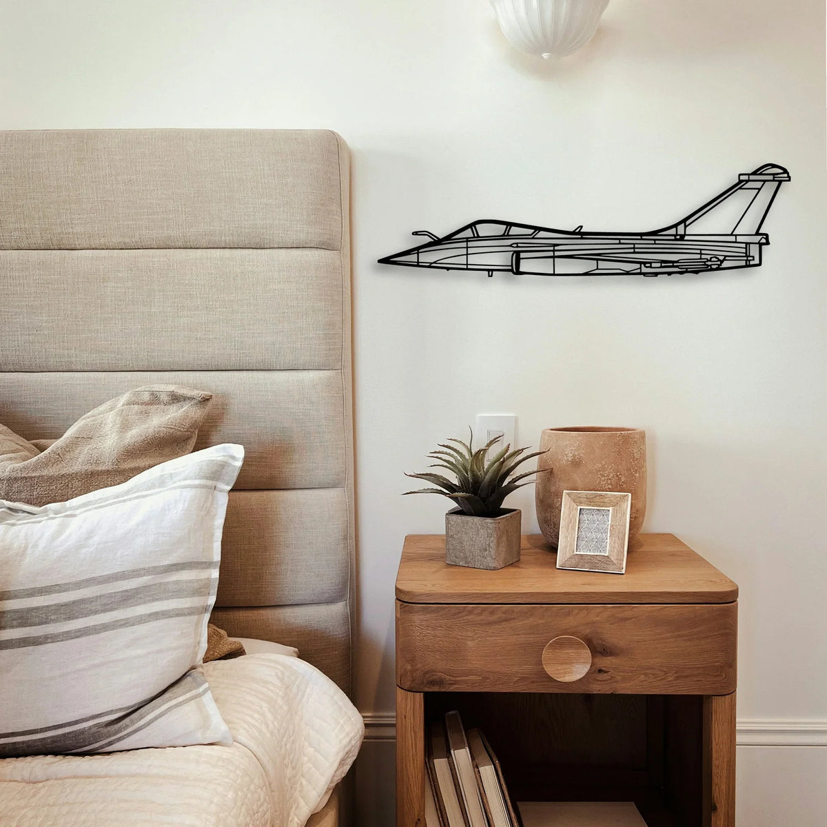 737 2 Classic Aircraft Silhouette Metal Wall Art - Tinvibe