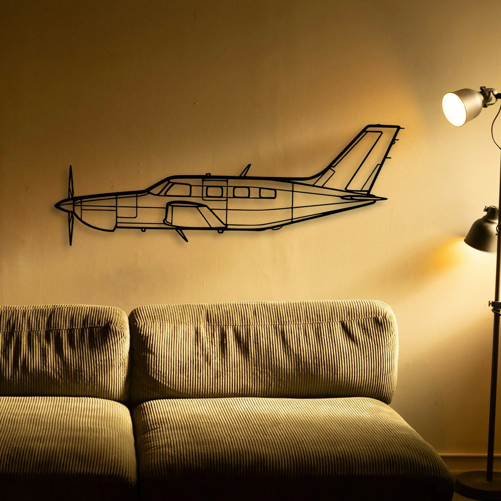 737 800 Classic Aircraft Silhouette Metal Wall Art - Tinvibe